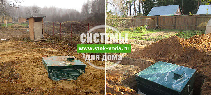 обустройство наружной канализации дома в московской области